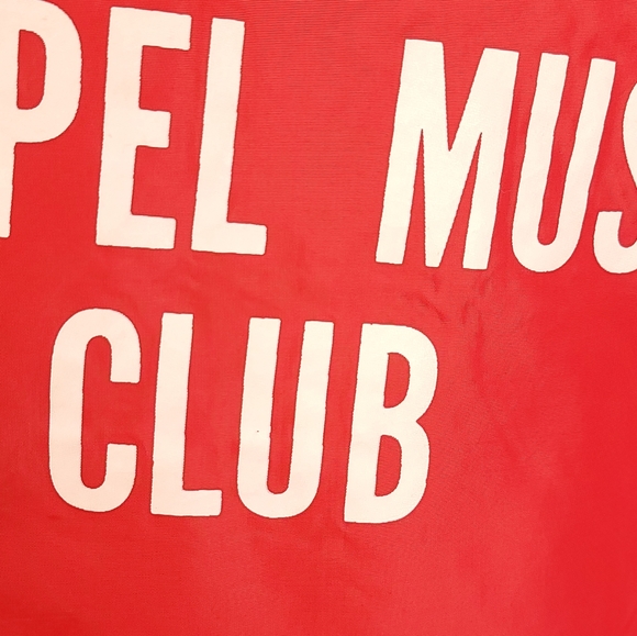 Vtg Pla Jac Ross County Gospel Music Club Snap Front Jacket Men's 44L-46 Red - Picture 11 of 16